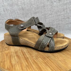 Taos Sandals Women's 8-8.5 EU 39 Trulie Leather Woven